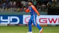 IND Vs AUS T20I Series 2025: Kuldeep Yadav Released From India's Squad - Here's Why | Photo: AP/Altaf Qadri : Indian spinner Kuldeep Yadav