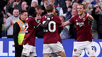West Ham celebrate their win over Newcastle