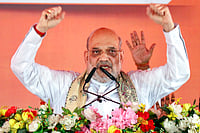 Amit Shah Promises Flood-Free Bihar, Warns Voters Against Return Of ‘Jungle Raj’ | Photo: PTI : Addressing election rallies in Muzaffarpur and Vaishali, Shah appealed to voters to back the NDA to “check the recurrence of ‘jungle raj’ witnessed during the RJD regime” in the state.