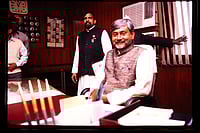 Bihar Election 2025: Nitish Kumar And His Uncanny Ability To Change Sides And Swing Tides - In Photos |Photo: Outlook Archives : The many turns of Nitish, a man with balance and power, through the decades of Bihar