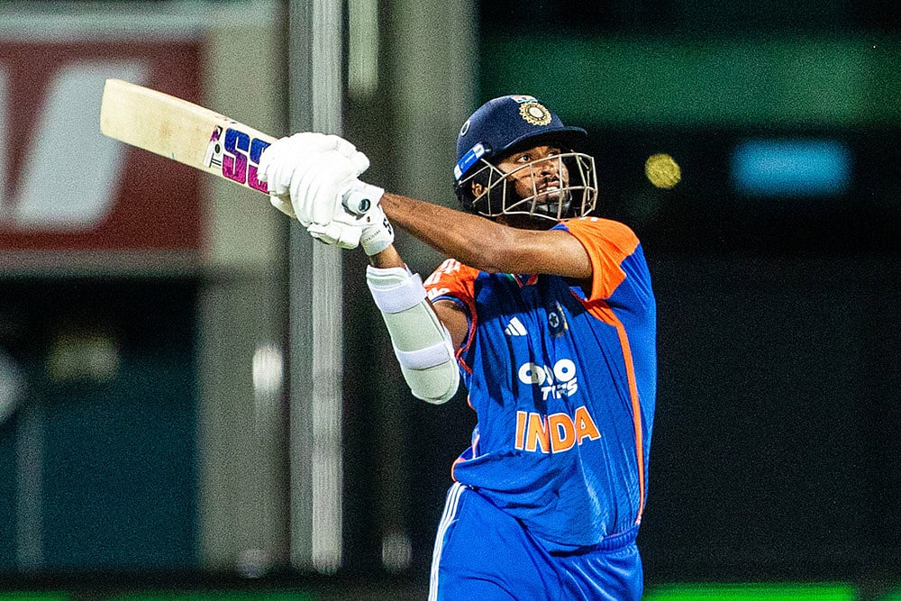 Indias tour of Australia IND vs AUS 3rd T20 cricket photos_Washington Sundar