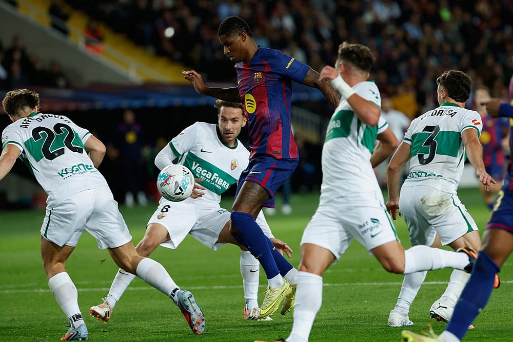 Spain Soccer La Liga: FC Barcelona vs Elche CF