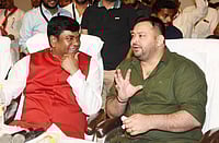 How A Dalit Deputy CM Would Have Given The Mahagathbandhan The Push In Bihar Credits - Imago / Hindustan Times : PATNA, INDIA - JULY 25: Leader of Opposition and RJD leader Tejashwi Yadav with Vikasshil Insaan Party president Mukesh Sahni during Veerangana Phoolan Devi Shahadat Diwas function at Bapu Sabhagar on July 25, 2025 in Patna, India. (Photo by Santosh Kumar Hindustan Times) Bihar Politics And Governance