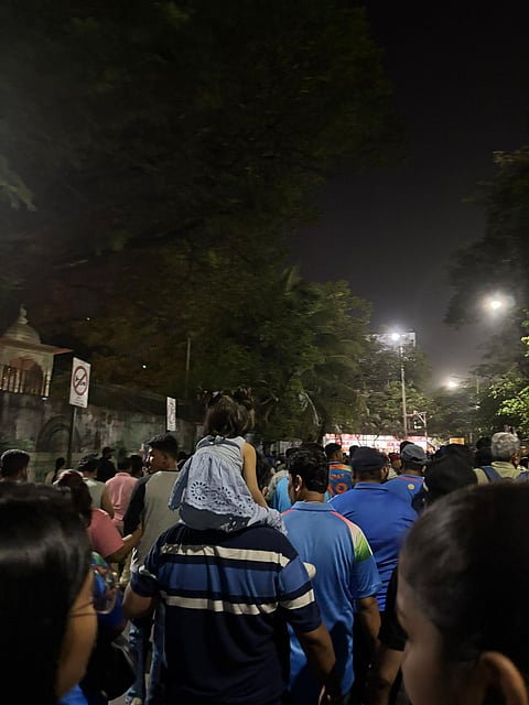 A snapshot of the crowd for the Women's World Cup final.