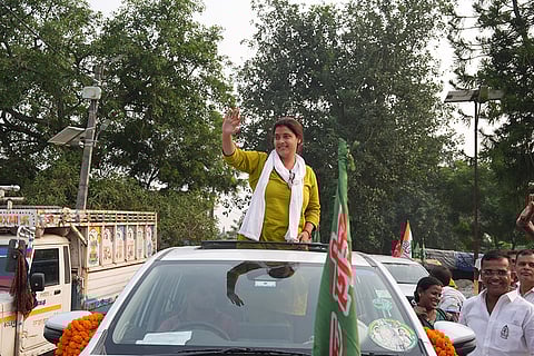 Shivani Shukla, daughter of Bahubali Vinay Kumar Shukla alias Munna Shukla, contesting from RJD, from Laljganj