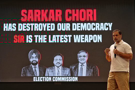 Rahul Gandhi Unveils Hydrogen Bomb, Says Has ‘100% Proof’ Of 'Vote Chori' In Haryana