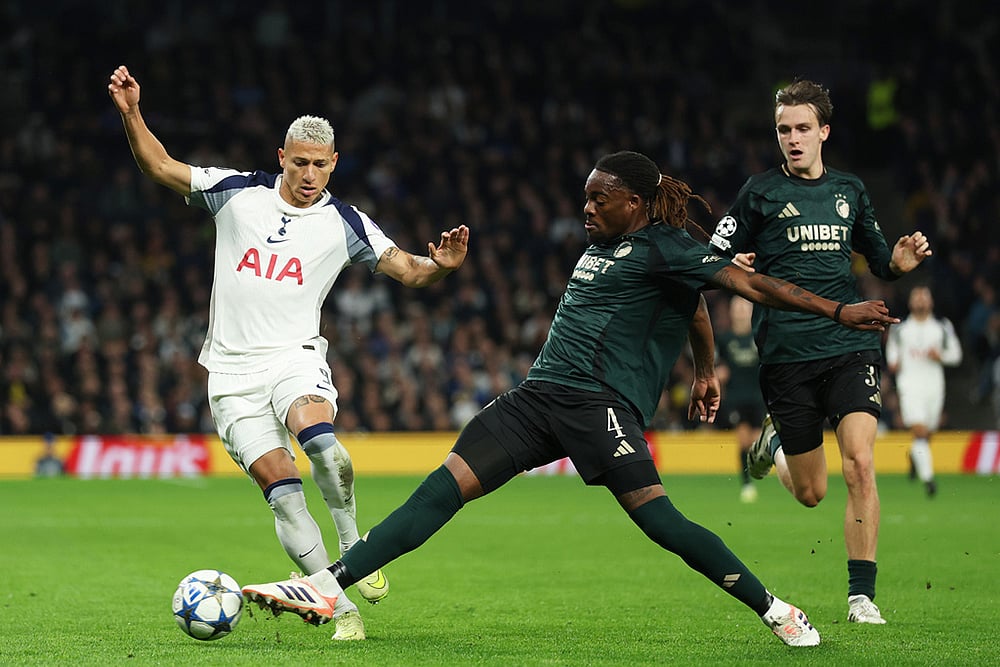 UEFA champions League 2025-26 soccer Tottenham vs FC Copenhagen_Tottenhams Richarlison