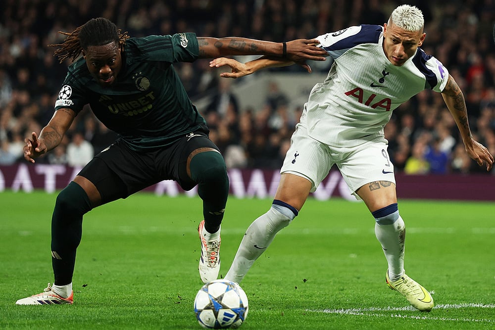 UEFA champions League 2025-26 soccer Tottenham vs FC Copenhagen_Munashe Garananga , Richarlison