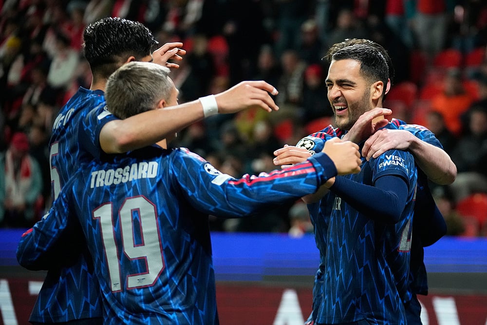 UEFA champions League 2025-26 soccer Slavia Prague vs Arsenal_Mikel Merino