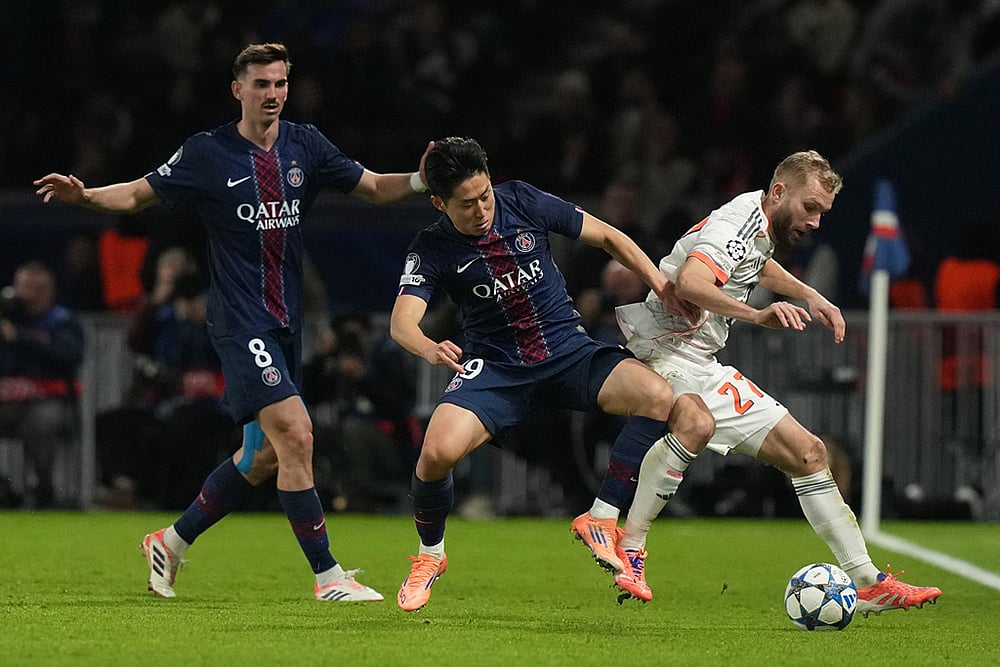 UEFA champions League 2025-26 soccer PSG Vs Bayern Munich_Kang-in Lee
