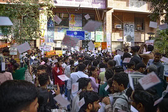 JNUSU Election Counting: Left Unity And ABVP In Tight Race