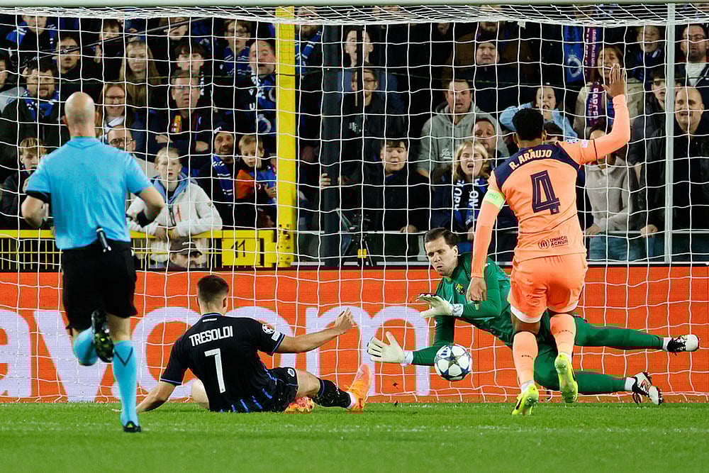 Belgium Soccer Champions League: Club Brugge vs Barcelona