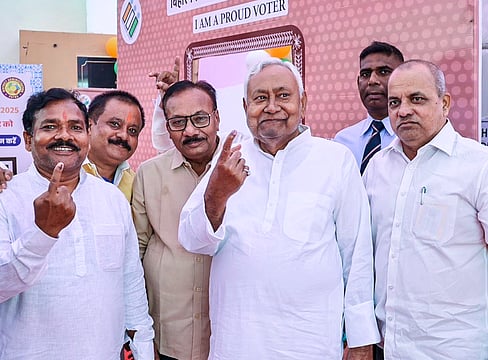 Bihar Election Phase 1 Voting: CM Nitish Kumar votes in Bakhtiyarpur, Urges Voters To 'Excercise Rights'
