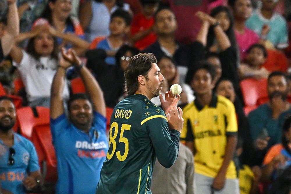 India vs Australia 4th t20 cricket- Tim David