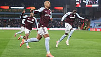 Aston Villa 2-0 Maccabi Tel Aviv, UEFA Europa League: Maatsen, Malen Score As Villans Return To Winning Ways Donyell Malen celebrates his goal against Maccabi Tel Aviv in UEFA Europa League.