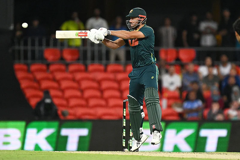 India vs Australia 4th t20 cricket-Australias Marcus Stoinis bats
