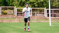 | Photo: X/bengalurufc : File photo of Bengaluru FC's Ryan Williams in training for the Indian Super League side.