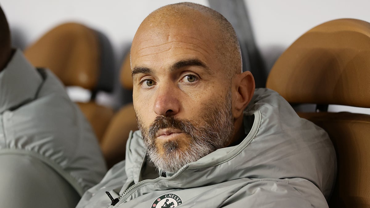 Enzo Maresca was left frustrated by Chelsea's 2-2 draw with Qarabag, - null