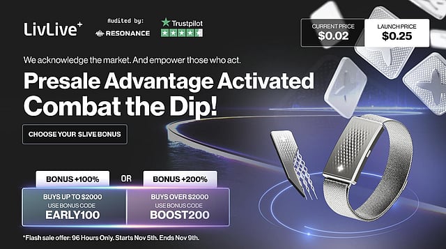 6 Top Cryptos To Buy In November 2025: LivLive ($LIVE) Ignites A 96-Hour Flash Sale For Early Investors