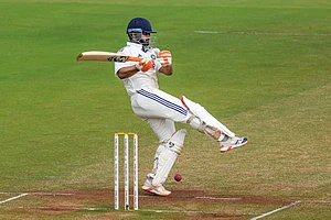 PTI : Captain Rishabh Pant plays a shot on day three of the second unofficial four-day Test between India A and South Africa A, at the BCCI Centre of Excellence in Bengaluru.