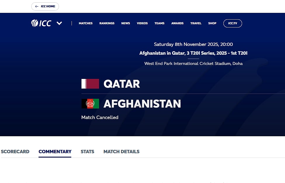 Afghanistan Vs Qatar 1st T20I