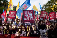 Lisbon Protest Labour Reforms