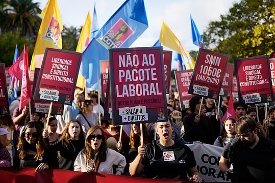 Tens Of Thousands In Lisbon Protest Labour Reforms