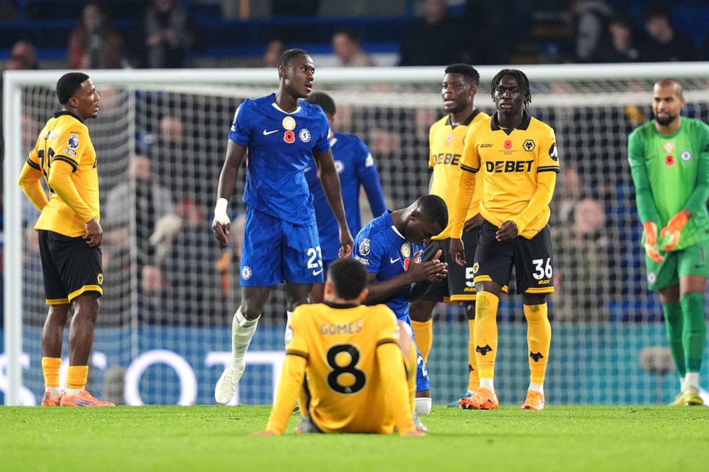 Premier League 2025-26 Chelsea vs Wolves- Moises Caicedo