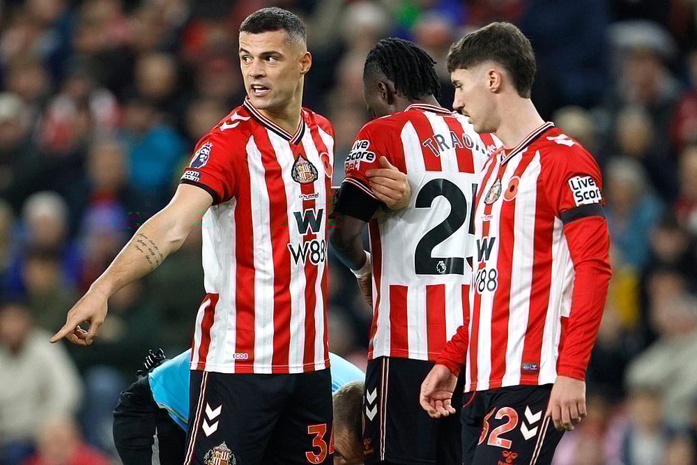 Premier League 2025-26 Sunderland vs Arsenal-Granit Xhaka-1