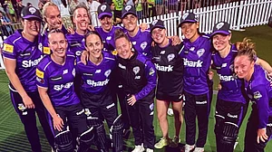 X/WBBL : Hobart Hurricanes-Women after securing win over Sydney Thunder in WBBL 2025/26 opener