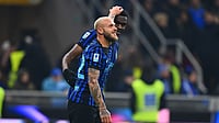 Inter Milan Vs Lazio, Serie A: Dimarco Eases Title Race Pressure On Nerazzurri – 'There Is A Long Way To Go' Inter Milan's Federico Dimarco celebrates with Ange-Yoan Bonny after his side's second goal against Lazio in Serie A on November 9, 2025.