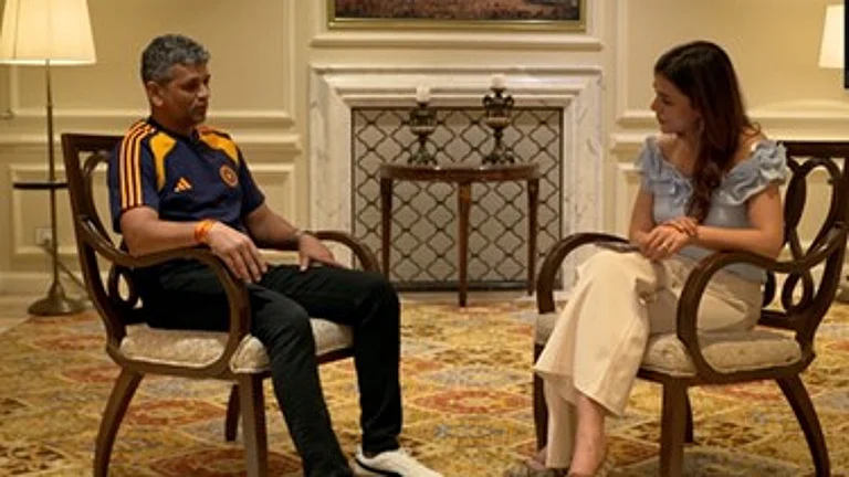 India women's cricket team head coach Amol Muzumdar speaking on JioStar's show ‘Celebrating Champions’. - Special Arrangement