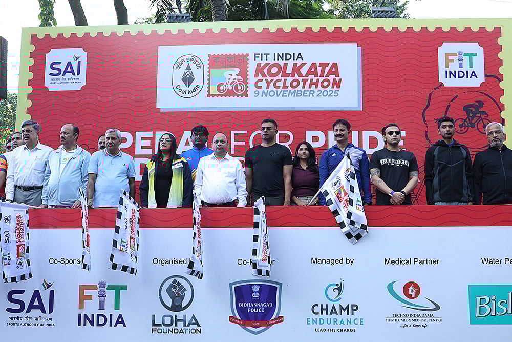 Kolkata Cyclothon 2025 event flag off ceremony