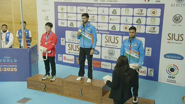 Samrat Rana Becomes 10m Air Pistol World Champion; Varun Tomar Claims Bronze 
