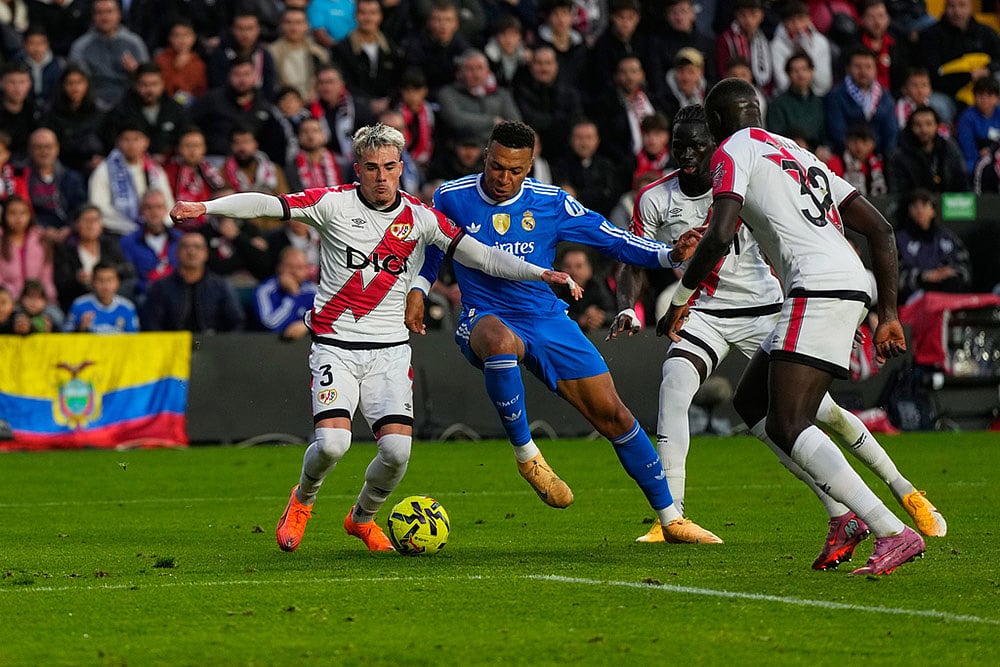 La Liga Rayo Vallecano Vs Real Madrid-Mbappe