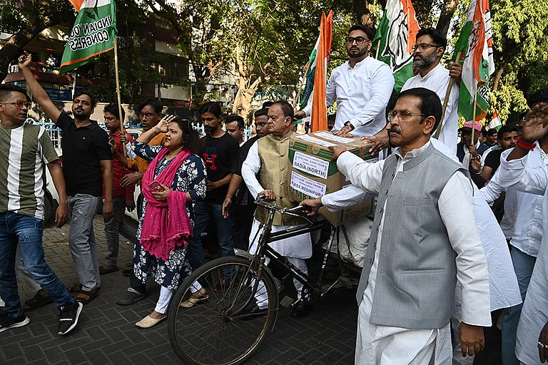 The protestors claimed that Zayed Hossain had earlier been assured the ticket for the seat, but was later denied. (representative image) - | Photo: PTI