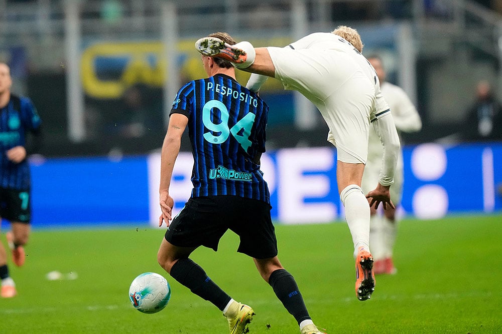 Italy soccer Serie A-Inter Milan vs Lazio-Inter Milans Francesco Pio Esposito
