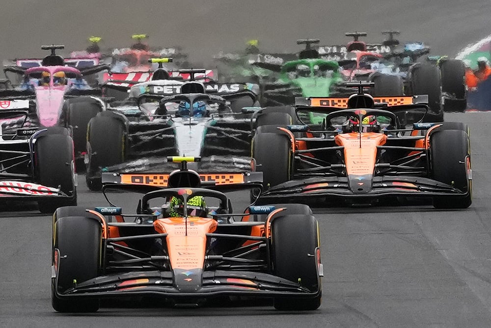 Brazil F1 GP Auto Racing 2025 Sao Paulo Grand Prix-Lando Norris of Britain