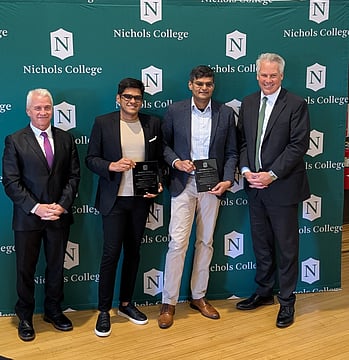 Nishant & Nikhil Rathi Felicitated At Alma Mater Nichols College For Entrepreneurial Leadership