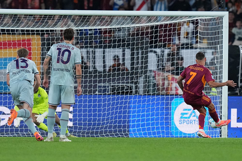 Italy soccer Serie A-AS Roma vs Udinese-Romas Lorenzo Pellegrini