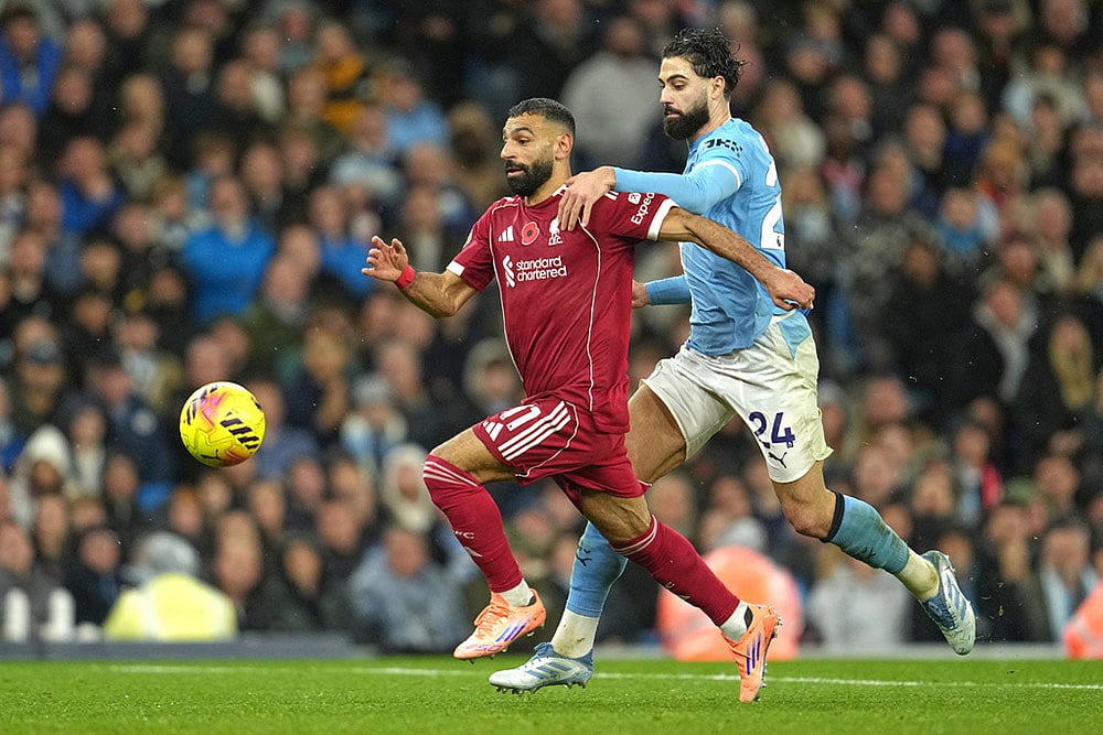 Premier League Manchester City vs Liverpool-Mohamed Salah
