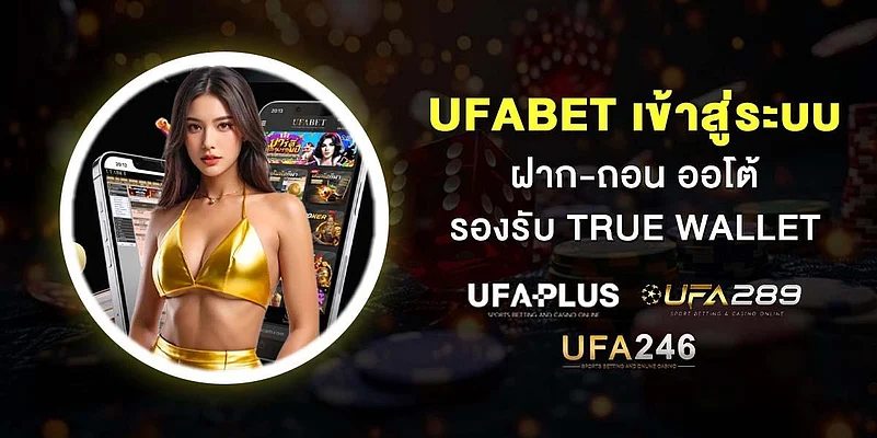 UFABET login page showing logos for UFAPLUS and UFA289