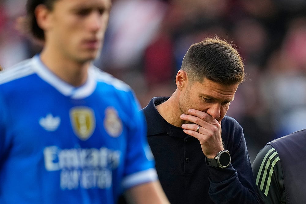 La Liga Rayo Vallecano Vs Real Madrid-Xabi Alonso