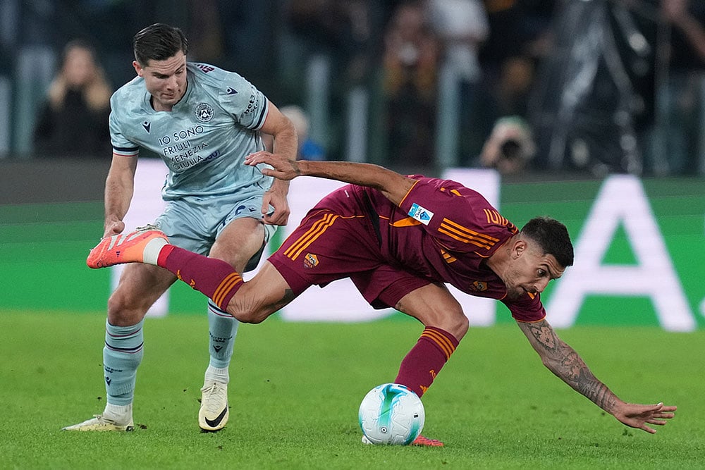 Italy soccer Serie A-AS Roma vs Udinese-Lorenzo Pellegrini
