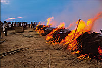 Crime Without Punishment | Photo: Prashant Panjiar : A Violent Ecosystem: Funeral of 58 Dalits massacred by the upper-caste militia, the Ranvir Sena, at Laxmanpur-Bathe village in Bihar in 1997