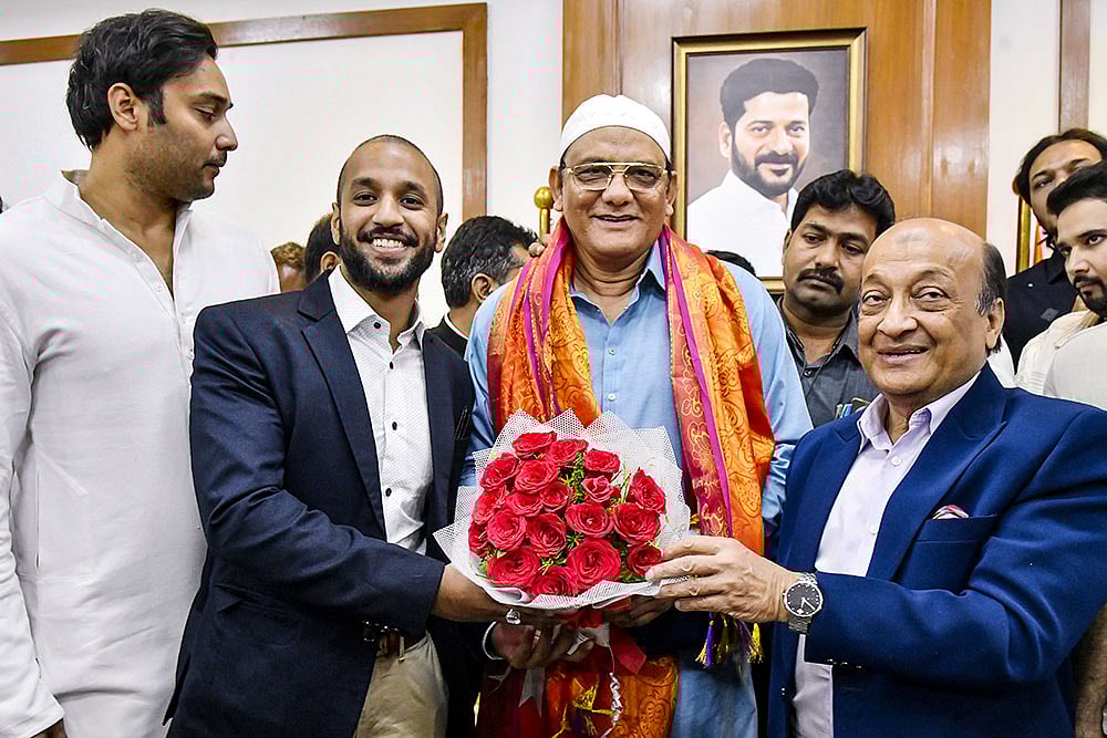 Mohammad Azharuddin takes charge as Telangana Minister for Minorities Welfare