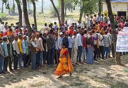Bihar Assembly Elections 2025: Phase 2 Sees 47.6% Voter Turnout Till 1 pm Amid Tight Security