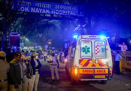 After the Red Fort Blast, Grief and Waiting Outside LNJP Hospital
