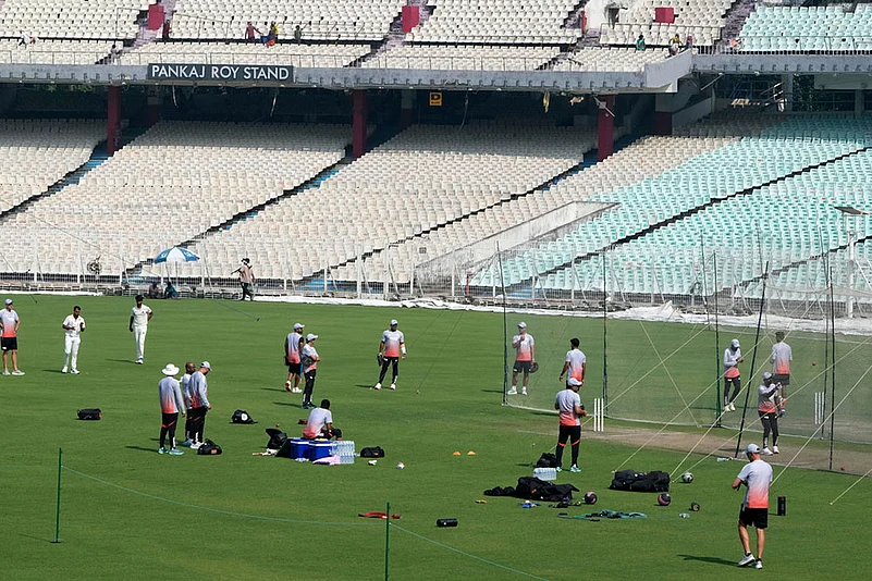 Training session ahead of IND vs SA Test