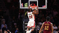 NBA Wrap: Heat Win OT Thriller Over Cavaliers On Lob Dunk At Buzzer; Victor Wembanyama, Spurs Beat Bulls Andrew Wiggins #22 of the Miami Heat dunks the ball in overtime to defeat the Cleveland Cavaliers at Kaseya Center on November 10, 2025 in Miami, Florida.